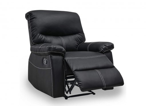 Fauteuil relax noir JOEY