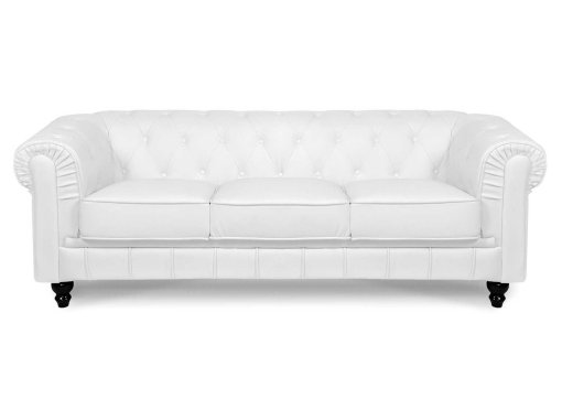 Canapé 3 places blanc CHESTERFIELD