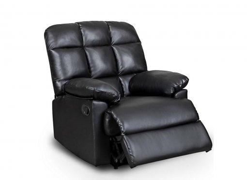 Fauteuil relax noir JIMMY