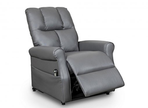 Fauteuil releveur relax gris à commande électrique GORAN