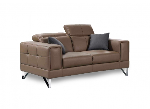 Canapé design 2 places beige taupe PENELOPE
