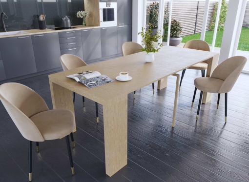 Table console extensible en bois 10 personnes PALOMA