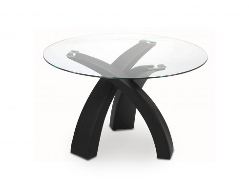 Table à manger ronde noir GORE