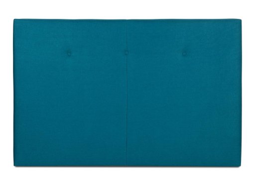 Tête de lit 140 capitonnée en tissu bleu DORIANE