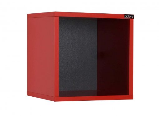 Etagère cube murale - rouge KATY