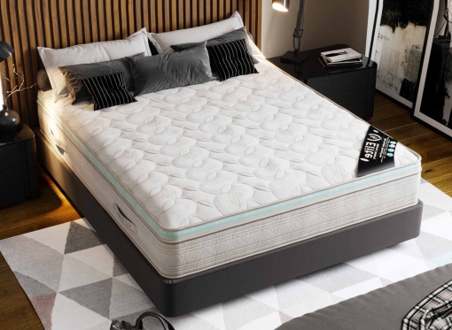 Matelas mémoire de forme 180 x 200 Hauteur 27 cm ALOE VERA
