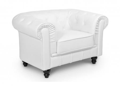 Fauteuil CHESTERFIELD Blanc