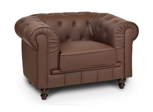 Fauteuil Marron CHESTERFIELD