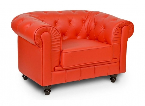 Fauteuil Rouge CHESTERFIELD