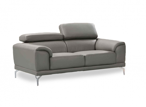 Canapé design contemporain gris 2 places BRITTA
