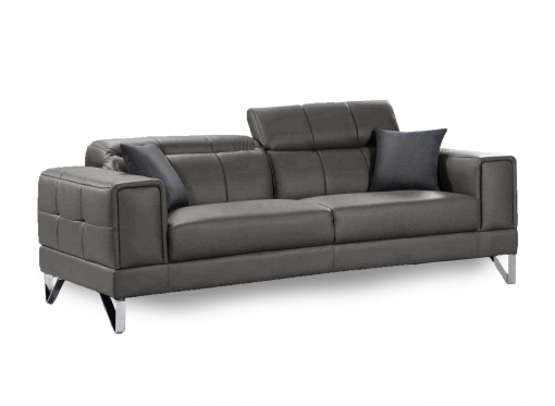Canapé design 3 places gris PENELOPE