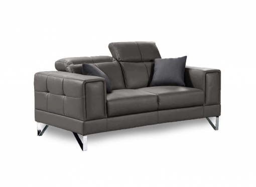 Canapé design 2 places gris PENELOPE