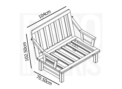 Lit mezzanine 90x190 cm avec bureau chauffeuse et rangements en bois et blanc ARMAND